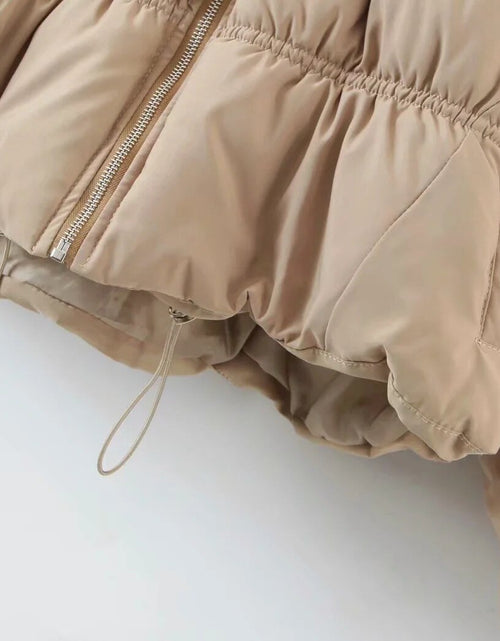 Load image into Gallery viewer, Women Parkas Solid Standard Collar Zipper Jacket Winter
